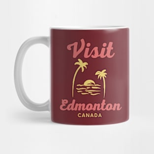 Edmonton Canada - Funny Canadian Beach Art Mug